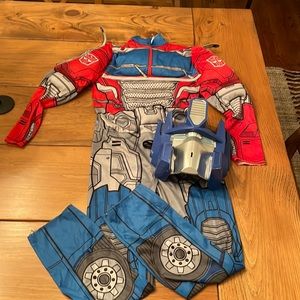 Optimus Prime costume and mask, One piece with Velcro closure, perfect condition